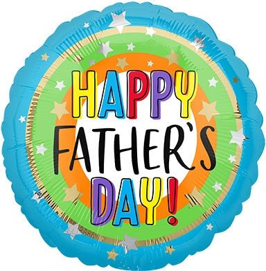 18" Father's Day Colorful (25ct) - Premium Party Distribution