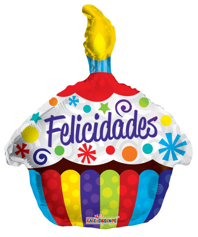 18" Felicidades - Cupcake (100ct) - Premium Party Distribution
