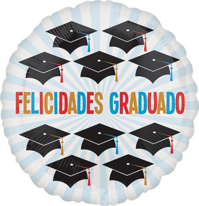 18" Felicidades Grad Caps - Premium Party Distribution