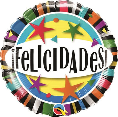 18" Felicidades Stars (10ct) - Premium Party Distribution