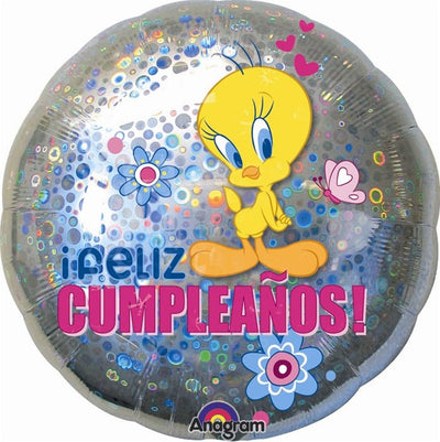 18” Feliz Compleanos Tweety (10ct) - Premium Party Distribution