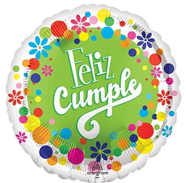 18" Feliz Cumple Puntos - Premium Party Distribution
