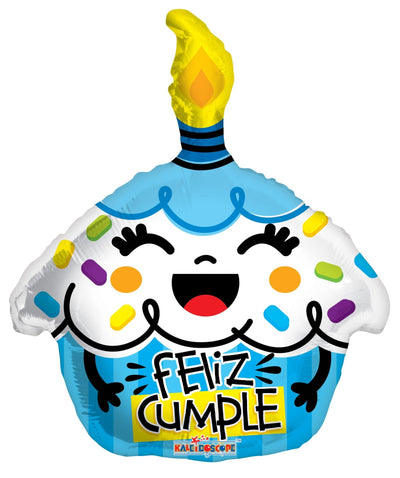 18" Feliz Cumpleanos Cupcake - Premium Party Distribution