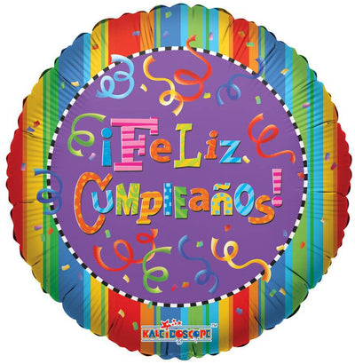 18" Feliz Cumpleanos - Festives (100ct) - Premium Party Distribution