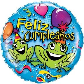 18" Feliz Cumpleanos Party Frogs (25ct) - Premium Party Distribution