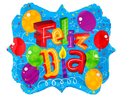 18" Feliz Dia - Marquee Frame (100ct) - Premium Party Distribution