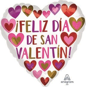 18" Feliz Dia San Valentin (10ct) - Premium Party Distribution