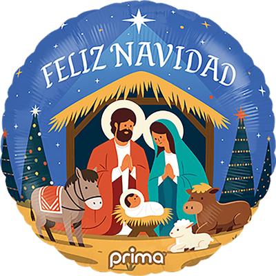 18" Feliz Navidad - Premium Party Distribution