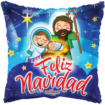 18" Feliz Navidad - Nacimiento - Premium Party Distribution