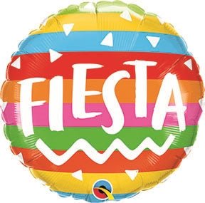 18" Fiesta Rainbow Stripes - Premium Party Distribution
