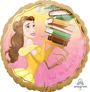 18" Foil Balloon - Belle Once Upon A Time - Premium Party Distribution