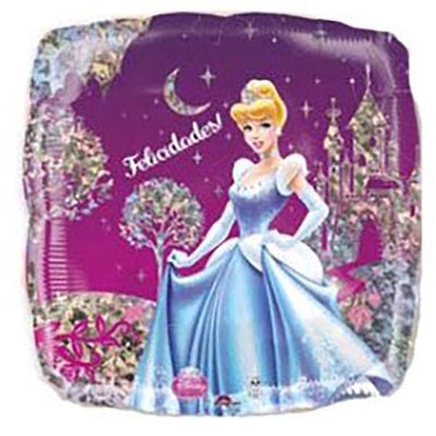 18" Foil Balloon - Cinderella Felicidades - Premium Party Distribution