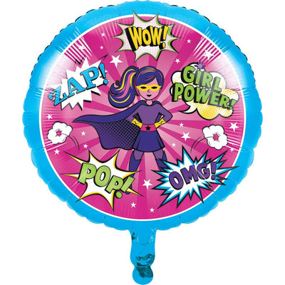 18" Foil Balloon - Girl Power - Premium Party Distribution