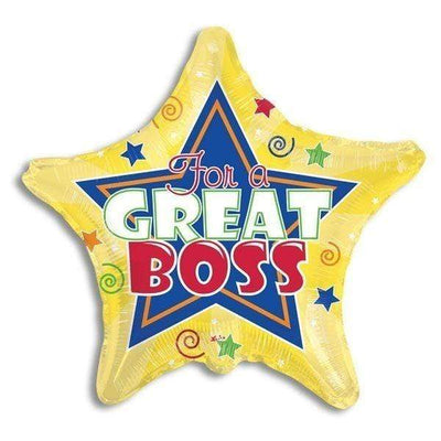 18" For A Great Boss (100ct) - Premium Party Distribution