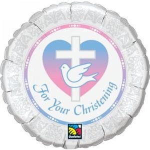 18" For Your Christening Dove - Premium Party Distribution