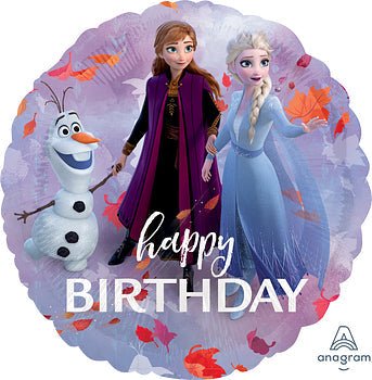 18" Frozen 2 - Happy Birthday - Premium Party Distribution