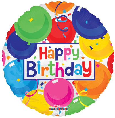 18" Gellibeans - Colorful Happy Birthday (100ct) - Premium Party Distribution