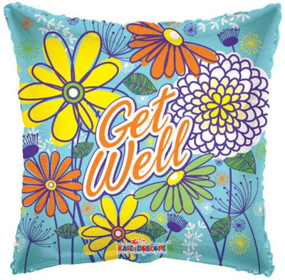 18" Get Well - Flowers - Premium Party Distribution