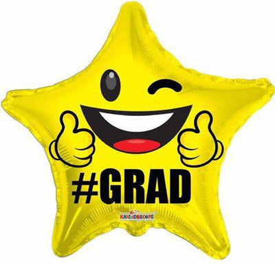 18" Graduation Foil Balloon Flat 100ct - ConverUSA - Premium Party Distribution