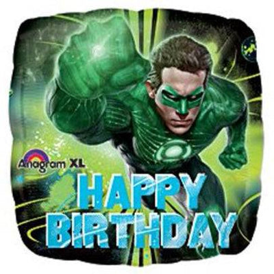 18" Green Lantern - Happy Birthday - Premium Party Distribution