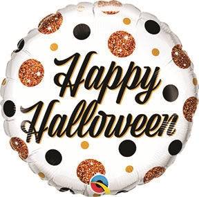 18" Halloween Sparkly Dots (10ct) - Premium Party Distribution