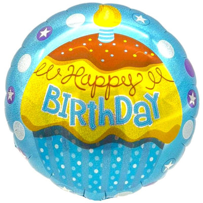 18" Happy Birthday - Cake with Dots (20ct) - Premium Party Distribution
