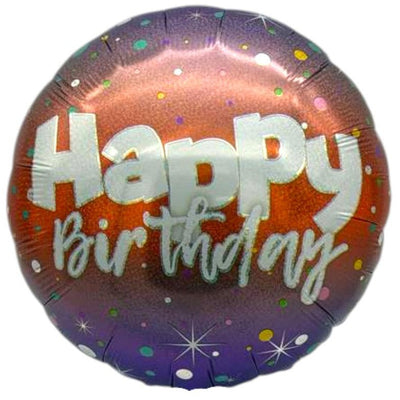 18" Happy Birthday - Dots & Stars (20ct) - Premium Party Distribution