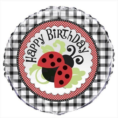 18" Happy Birthday Lady Bug Picnic - Premium Party Distribution