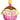 18" Happy Birthday - Pink Cupcake (100ct) - Premium Party Distribution