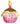 18" Happy Birthday - Pink Cupcake (100ct) - Premium Party Distribution