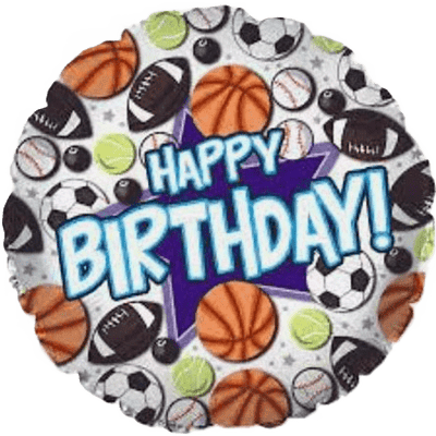 18" Happy Birthday Sports (20ct) - Premium Party Distribution