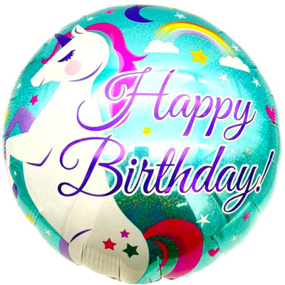 18" Happy Birthday Unicorn (20ct) - Party America - Premium Party Distribution