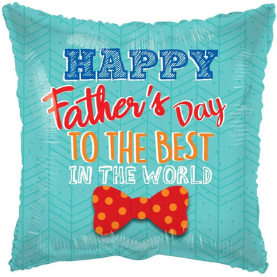 18" Happy Father's Day Best In The World - Premium Party Distribution