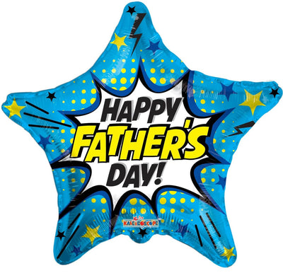 18" Happy Father's Day Burst (100ct) - Premium Party Distribution