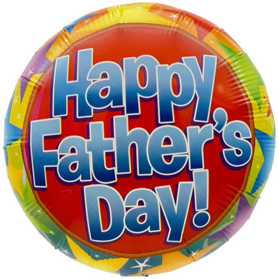 18" Happy Father's Day Multicolor Stars (50ct) - Premium Party Distribution