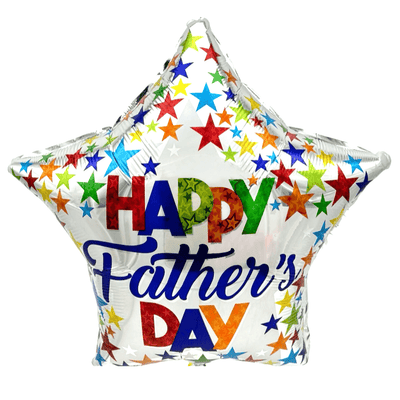 18" Happy Father's Day Stars (100ct) - Premium Party Distribution