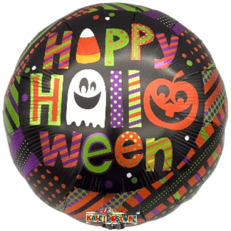 18" Happy Halloween - Ghost and Pumpkin - Premium Party Distribution