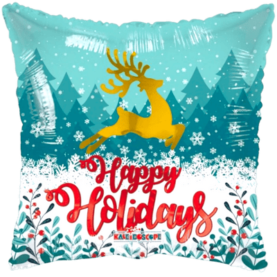 18" Happy Holidays - Winter Scene - Premium Party Distribution