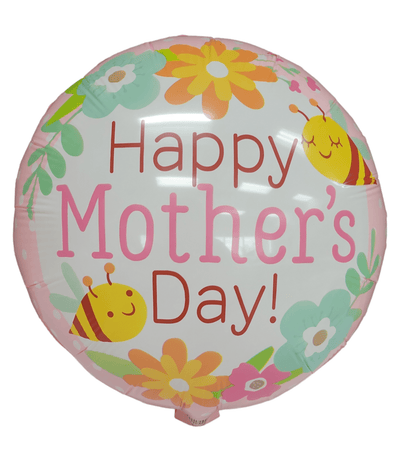 18" Happy Mother's Day Bee Balloon Pack of 50ct - Party America - Premium Party Distribution