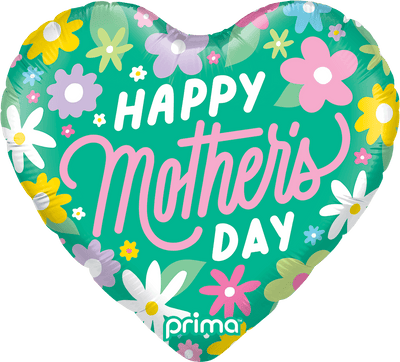 18" Happy Mother's Day Ditsy Floral - Premium Party Distribution