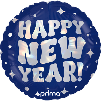 18" Happy New Year Holographic - Premium Party Distribution