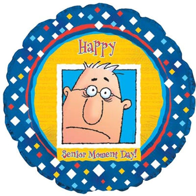 18" Happy Senior Moment Day - Premium Party Distribution