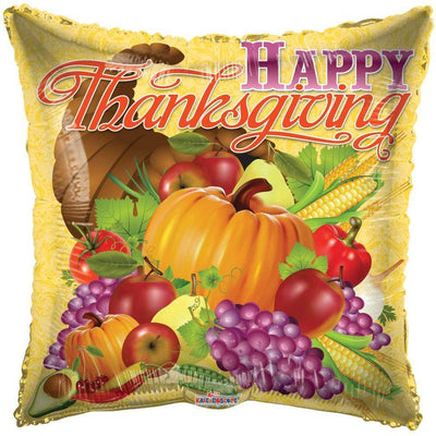 18" Happy Thanksgiving - Harvest - Premium Party Distribution