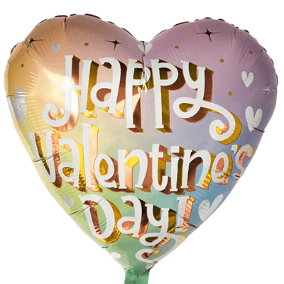 18" Happy Valentine's Day Pastel Ombre - Premium Party Distribution