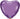 18" Heart - Chrome Purple (10ct) - Premium Party Distribution