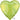 18" Heart - Lime Green Dazzler (10ct) - Premium Party Distribution