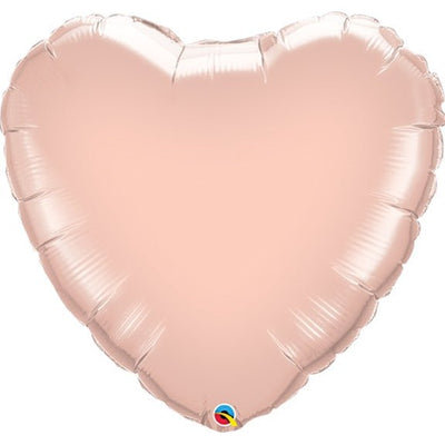 18" Heart - Rose Gold (10ct) - Premium Party Distribution