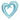 18" Hollow Hook Heart - Light Blue (3ct) - Premium Party Distribution