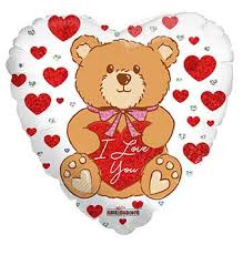 18" I Love You Bear Heart - Premium Party Distribution