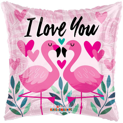 18" I Love You Flamingos - Premium Party Distribution